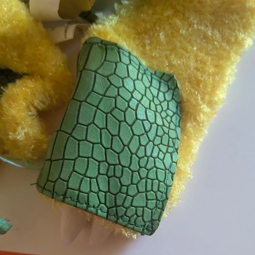 NWT Kids Green Yellow Dino Dinosaur Halloween Costume Headband Gloves Michael's